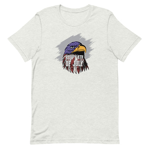 Happy 4th Of July Eagle Unisex t-shirt - Mainstream Freedom